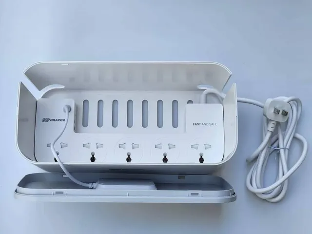 Hộp Ổ Điện Thông Minh Drapow SK26 - 8 Cổng Sạc, Sạc Không Dây 15W, Type-C PD 20W, Thiết Kế Gọn Gàng, Tiện Dụng Cho Gia Đình