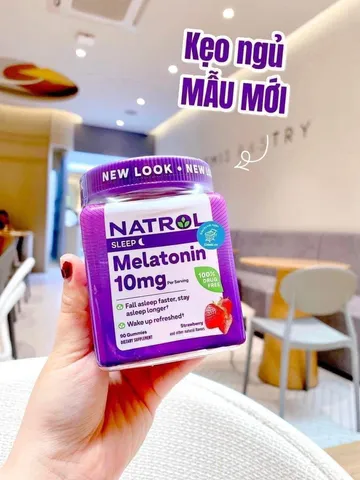 Kẹo dẻo giúp ngủ ngon M.E.L.A.T.O.N.I.N 10MG NATROL 90 VIÊN