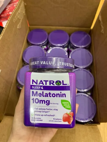 Kẹo dẻo giúp ngủ ngon M.E.L.A.T.O.N.I.N 10MG NATROL 90 VIÊN