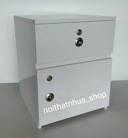Tủ Đầu Giường Cỡ Lớn 50x40x40 - Nhựa Cao Cấp Đã Lắp Sẵn, Tiện Lợi, Chống Thấm Nước, Mẫu Trang Trí Phòng Ngủ Tuyệt Vời