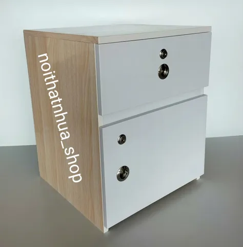 Tủ Đầu Giường Cỡ Lớn 50x40x40 - Nhựa Cao Cấp Đã Lắp Sẵn, Tiện Lợi, Chống Thấm Nước, Mẫu Trang Trí Phòng Ngủ Tuyệt Vời