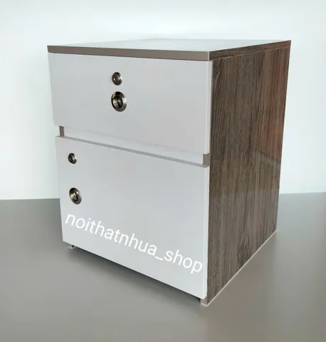 Tủ Đầu Giường Cỡ Lớn 50x40x40 - Nhựa Cao Cấp Đã Lắp Sẵn, Tiện Lợi, Chống Thấm Nước, Mẫu Trang Trí Phòng Ngủ Tuyệt Vời