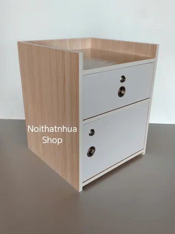Tủ Đầu Giường Lớn Mễ Trùng - Tiện Lợi, Chất Liệu Nhựa Cao Cấp, Thiết Kế Tinh Tế và Đã Lắp Sẵn, Phù Hợp Cho Phòng Ngủ Hiện Đại