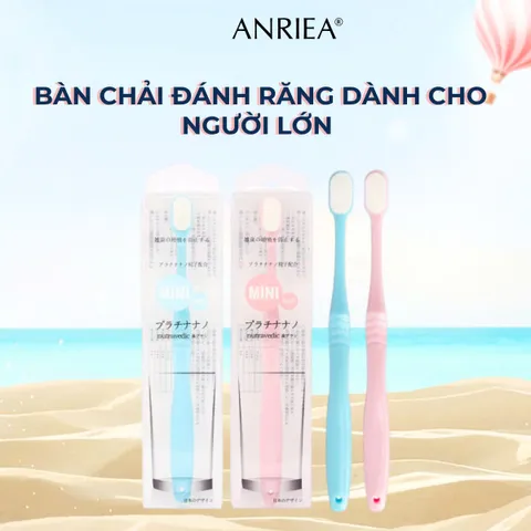 Bàn Chải Đánh Răng Anriea Cao Cấp Bảo Vệ Nướu - Công Nghệ Lông Mật Độ Dày, Siêu Mảnh, Chăm Sóc Răng Miệng Tối Ưu