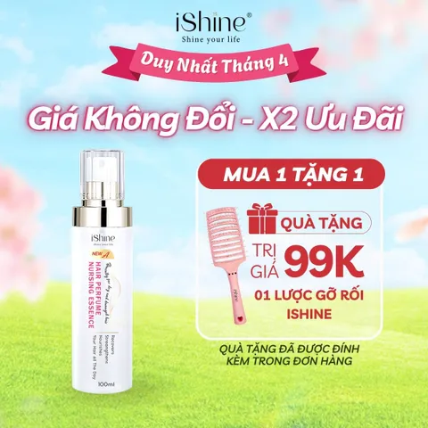 Tinh Chất Dưỡng Tóc Hương Nước Hoa ISHINE 100ml - Nuôi Dưỡng, Giảm Khô Xơ, Giữ Nếp Tóc Mềm Mượt, Lưu Hương Lâu