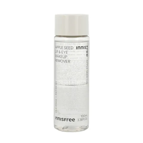 Tẩy Trang Mắt Môi Innisfree Apple Seed Lip & Eye Makeup Remover 100ml - Sạch Nhẹ Nhàng, Phù Hợp Với Da Nhạy Cảm, Dễ Dàng Xóa Trang Điểm Waterproof