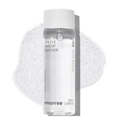 Tẩy Trang Mắt Môi Innisfree Apple Seed Lip & Eye Makeup Remover 100ml - Sạch Nhẹ Nhàng, Phù Hợp Với Da Nhạy Cảm, Dễ Dàng Xóa Trang Điểm Waterproof