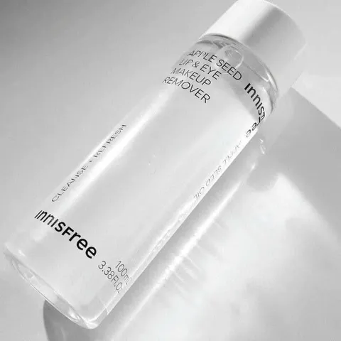Tẩy Trang Mắt Môi Innisfree Apple Seed Lip & Eye Makeup Remover 100ml - Sạch Nhẹ Nhàng, Phù Hợp Với Da Nhạy Cảm, Dễ Dàng Xóa Trang Điểm Waterproof