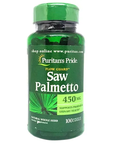 Viên uống Saw Palmetto 450mg Puritan's Pride - Hỗ trợ sức khỏe tuyến tiền liệt và đường tiết niệu cho nam giới, 100 viên, Mỹ