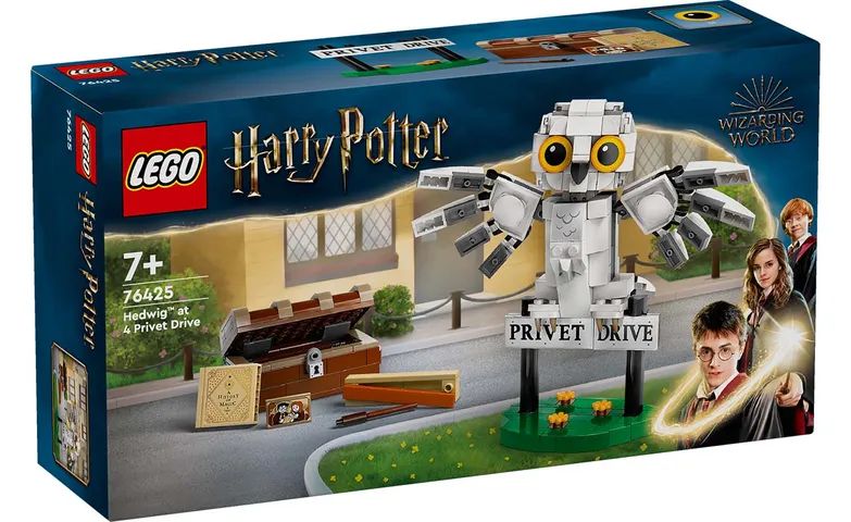 Bộ Đồ Chơi Lắp Ghép LEGO Harry Potter - Hedwig Tại 4 Privet Drive 76425, 337 Mảnh Ghép, Quà Tặng Fan Harry Potter