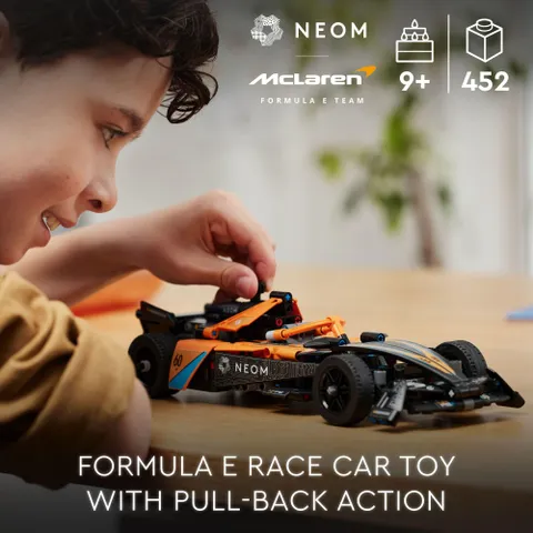 Đồ Chơi Lắp Ghép LEGO Technic NEOM McLaren Formula E Race Car 42169 - 452 Mảnh Ghép Xe Đua Hấp Dẫn Cho Trẻ Em Từ 9 Tuổi