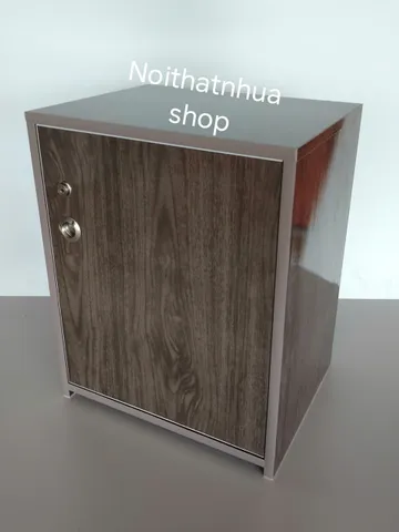 Tủ Đựng Đồ 3 Ngăn Cánh Mở Màu Gỗ Óc Chó Cao Cấp - Tiện Lợi Để Đồ Dùng Cá Nhân, Thiết Kế Sang Trọng, Đã Lắp Sẵn