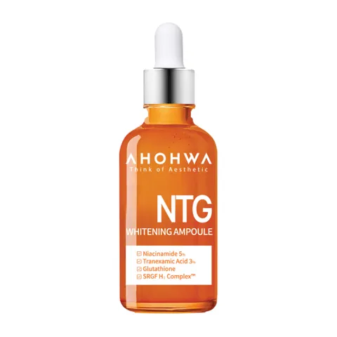 Serum Dưỡng Trắng Da Ahohwa Whitening Ampoule NTG 30ml - Giúp Mờ Thâm Nám, Cung Cấp Độ Ẩm và Làm Sáng Da Tối Màu