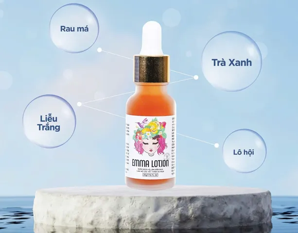 Serum Giảm Mụn EMMA LOTION 20ml - Dưỡng Sáng, Giảm Thâm Cho Da Mụn, Chống Vi Khuẩn, Làm Dịu Da, Thích Hợp Cho Da Nhờn