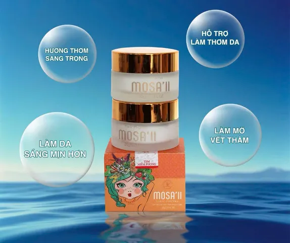 Kem Khử Mùi Hôi Nách Mosa's II 20G - Hương Nước Hoa Tự Nhiên, Giảm Mồ Hôi, Dùng Cho Nam Nữ, Sáng Da, An Toàn