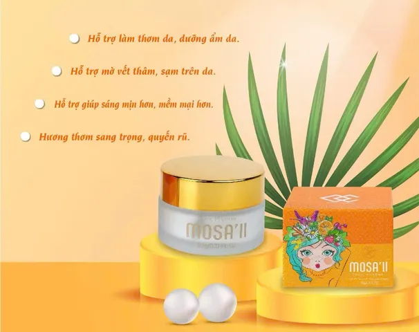 Kem Khử Mùi Hôi Nách Mosa's II 20G - Hương Nước Hoa Tự Nhiên, Giảm Mồ Hôi, Dùng Cho Nam Nữ, Sáng Da, An Toàn