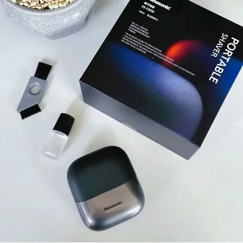 Máy Cạo Râu Mini Panasonic ES-PCM3A Chính Hãng - Lưỡi Thép Nhật Bản 3 Lưỡi, Máy Cạo Du Lịch Nhỏ Gọn, Sạc Pin Type C