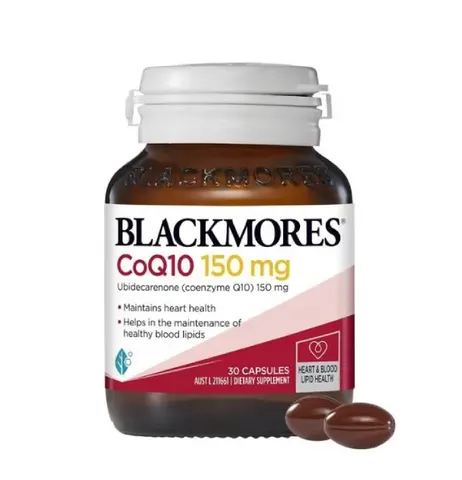 Viên uống bổ tim Blackmores CoQ10 150mg Hỗ trợ sức khỏe tim mạch - 30 viên - Sản phẩm từ Úc.