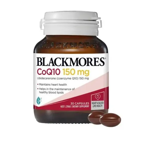 Viên uống bổ tim Blackmores CoQ10 150mg Hỗ trợ sức khỏe tim mạch - 30 viên - Sản phẩm từ Úc.