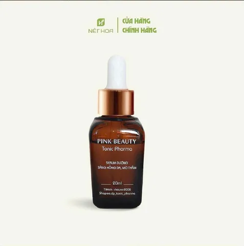 Serum Làm Sáng Nhũ Hoa Pink Beauty Bikini - Dưỡng Da Mờ Thâm, Giữ Ẩm Tự Nhiên, 20ml, Thương Hiệu Nét Hoa Việt Nam