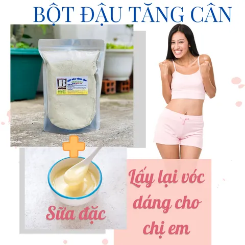 Bột đậu tăng cân ( đậu trắng, xanh, đen, nành và mè đen )