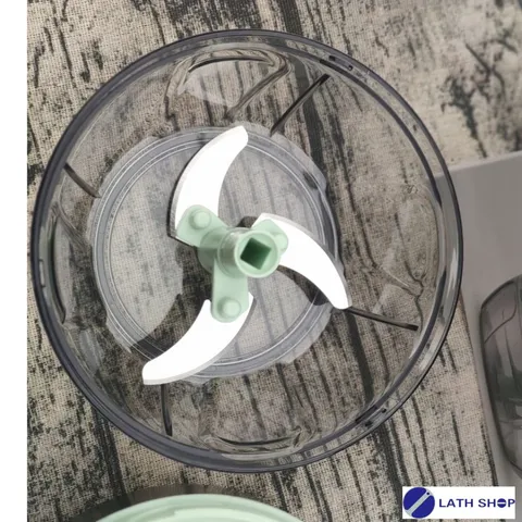 Dụng Cụ Băm Nhỏ Thực Phẩm LocknLock CKS-312GRN 400ml - Xay Cắt Rau Củ, Nghiền Thịt Bằng Tay Tiện Lợi, Thiết Kế Nhỏ Gọn