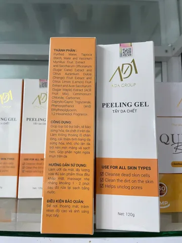 Tẩy Da Chết ADA GROUP Giúp loại bỏ các bụi bẩn,và da chết ở trên da 120g