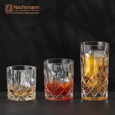 Bộ 18 Cốc Pha Lê Nachtmann Noblesse - Cốc Uống Rượu và Đồ Uống Sang Trọng, Chất Liệu Bền Bỉ, Thiết Kế Đẹp Mắt, Xuất Xứ Đức
