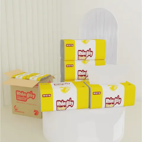 Giấy Ăn Con Ngựa HANKY 190x200mm - Gói Rút Tiện Lợi 3 Lớp Siêu Dai Mềm Mại, Chất Liệu Bột Gỗ, Thùng 10 Gói