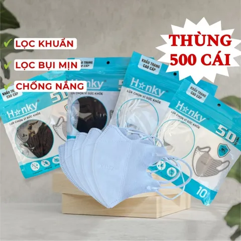 Khẩu Trang 3 Lớp Hanky Kháng Khuẩn Chống Tia UV - Thiết Kế 5D Thoáng Khí, Bảo Vệ Đường Hô Hấp Hiệu Quả Cho Trẻ Em