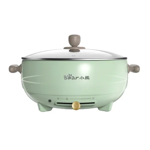 Nồi Lẩu Nướng Đa Năng Bear DHG-B50C1 5L - Chống Dính, Công Suất 1200W, Dùng Cho 2-8 Người, Hàng Chính Hãng