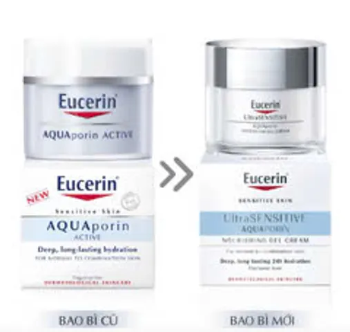 Kem Dưỡng Ẩm Eucerin Dịu Nhẹ Cho Da Thường, Hỗn Hợp 50ml