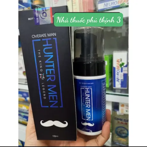 Bọt Vệ Sinh Nam Giới Hunter Men hương nước hoa lôi cuốn - Chai 100ml