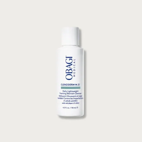 Sữa Rửa Mặt BHA Obagi Clenziderm M.D. - Tẩy Tế Bào Chết, 7 Trong 1, Chăm Sóc Da Dầu Mụn, 118ml