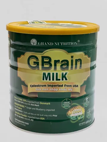 Sữa tảo trí não GBrain Milk giúp phát triển toàn diện não bộ cho trẻ