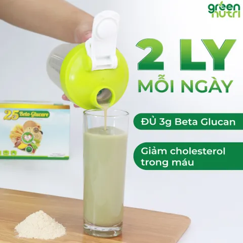 Sữa Hạt Ngũ Cốc 25 Beta Glucare - Giải Pháp Dinh Dưỡng Cho Người Tiểu Đường, Hộp 625gr, Nguyên Liệu Thiên Nhiên, Thuần Chay
