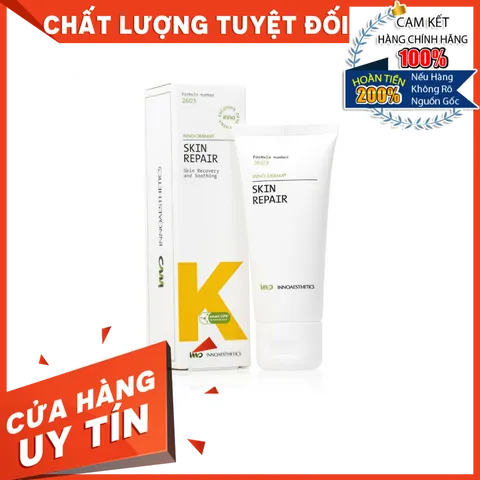 Kem Dưỡng Phục Hồi Da Khẩn Cấp Innoaesthetics Inno-Derma 60g - Serum Skin Repair Chống Lão Hóa, Dưỡng Ẩm Cho Da Tươi Sáng