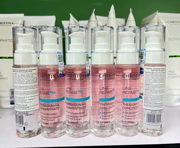 Serum Christina Line Repair Theraskin HA Concentrate 50ml - Dưỡng ẩm trẻ hóa da, làm đầy nếp nhăn, ngăn lão hóa hiệu quả