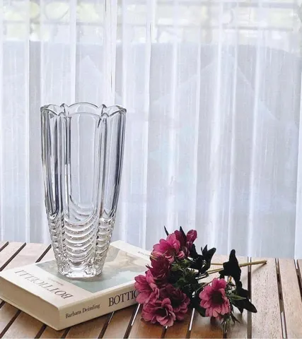 Lọ Hoa Pha Lê Bohemia Orion - Trang Trí Phòng Khách Sang Trọng, Thể Hiện Vẻ Đẹp Long Lanh và Tình Cảm Tinh Tế