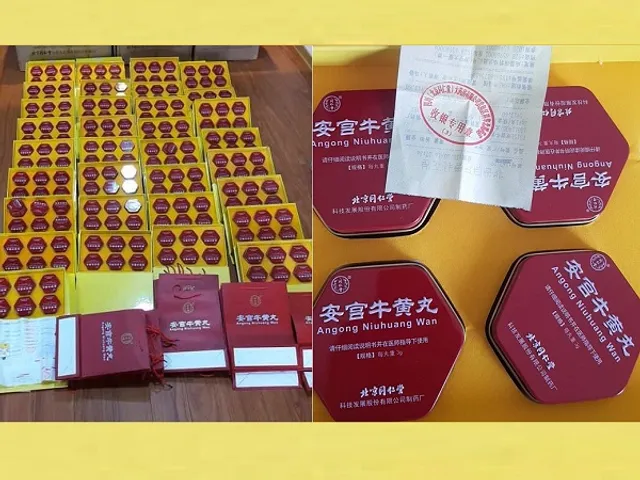 Viên An Cung Ngưu Hoàng Hoàn Đồng Nhân Đường Hộp Thiếc Đỏ - Sản Phẩm Bồi Bổ Sức Khỏe Từ Trung Quốc