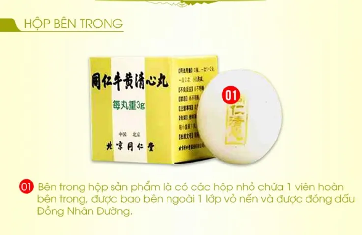 An Cung Thanh Tâm Hoàn - Hộp 10 Viên Hỗ Trợ Ngày Càng Khỏe Khỏe, Ngăn Ngừa Đột Quỵ, Cao Huyết Áp, Sản Phẩm Đông Y Truyền Thống