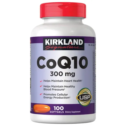 Viên Uống Hỗ Trợ Tim Mạch CoQ10 300mg Kirkland - Bổ Sung Năng Lượng và Cải Thiện Sức Khỏe Tim Mạch Chính Hãng Mỹ