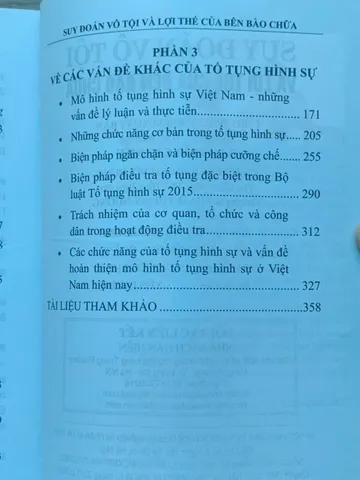 Suy Đoán Vô Tội & Lợi Thế Bên Bào Chữa - Sách Luật PGS.TS Nguyễn Thái Phúc | Xuất Bản Công An Nhân Dân, 368 Trang