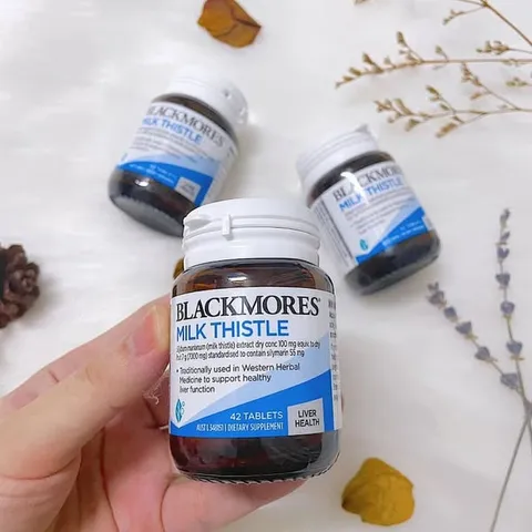 Viên Uống Bổ Gan Blackmores Liver Health Milk Thistle 42 Viên - Tăng Cường Chức Năng Gan, Hỗ Trợ Thải Độc Gan Tự Nhiên
