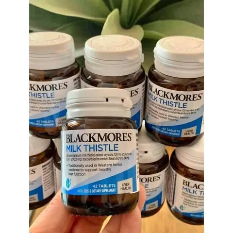 Viên Uống Bổ Gan Blackmores Liver Health Milk Thistle 42 Viên - Tăng Cường Chức Năng Gan, Hỗ Trợ Thải Độc Gan Tự Nhiên