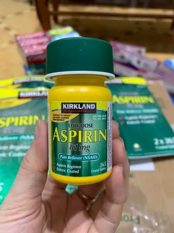 Viên uống Kirkland Low Dose Aspirin 81mg Hỗ Trợ Tim Mạch - 365 Viên Mỹ, Giảm Nguy Cơ Tai Biến, Duy Trì Sức Khỏe Tim Mạch
