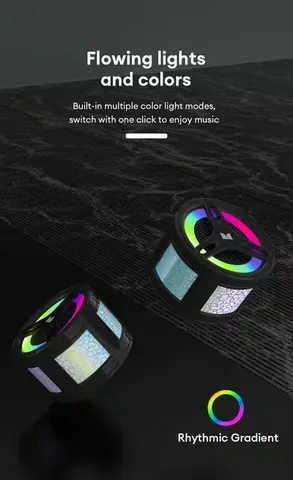 Loa Bluetooth Monster AirRock X100 - Âm Thanh Stereo Surround, Đèn LED RGB, Thiết Kế Nhỏ Gọn, Kết Nối Bluetooth 5.4 - Âm Nhạc Đỉnh Cao