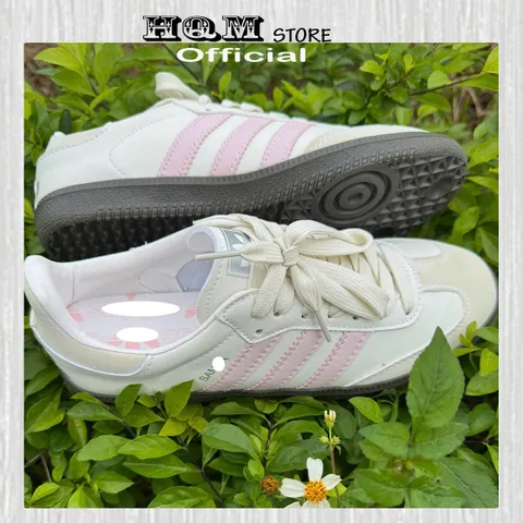 Giày Thể Thao Adidas Samba OG Hồng Nhạt - Sneakers Phong Cách Basic Nam Nữ 2025, Thời Trang Hot Trend 3 Sọc