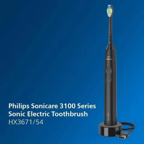 Bàn Chải Điện Philips Sonicare HX3671 - Công Nghệ Âm Thanh Tiên Tiến, Sạch Gấp Đôi, Chăm Sóc Răng Miệng Hiệu Quả, Dễ Dàng Sử Dụng
