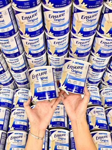 Sữa Bột Ensure Mỹ 400g - Dinh Dưỡng Cao, Bổ Sung Protein, Vitamin Cho Người Già, Trẻ Em và Người Hậu Phẫu